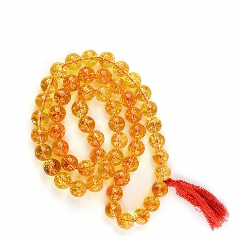 Citrine Mala 12mm, 108 Beads
