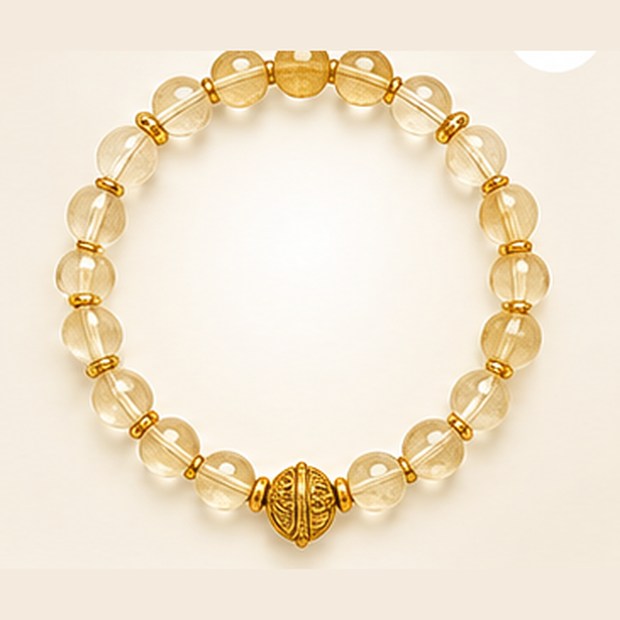 Clear Quartz Bracelet (10mm Beads)