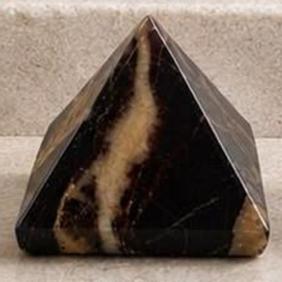 Coconut Jasper Pyramid