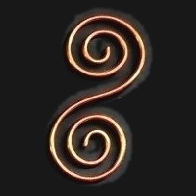 Copper Double Spiral Coil 4.8 cm