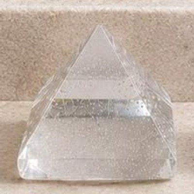 Crystal Quartz (Sphatik) Pyramid