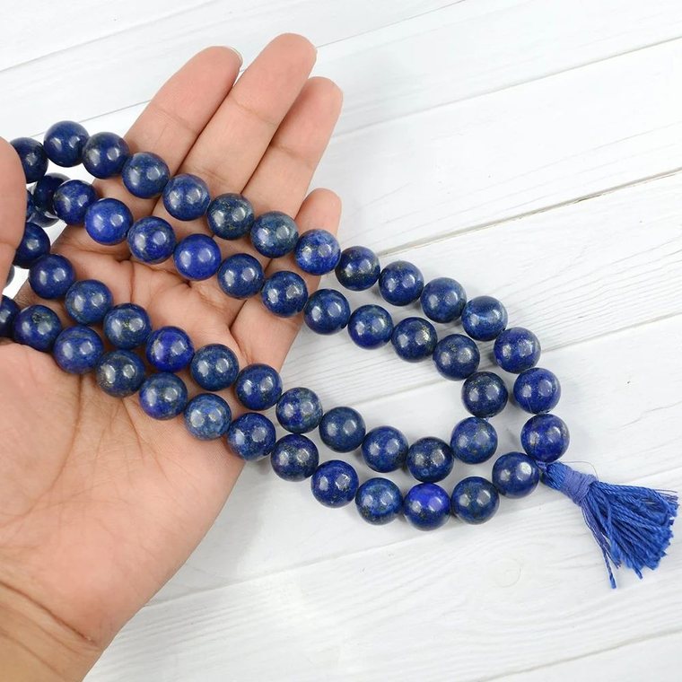Lapis Lazuli Mala 12mm, 108 Beads