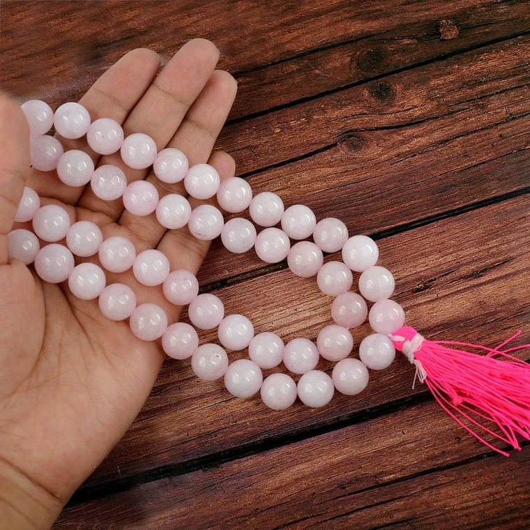 Rose Quartz Mala 12mm, 108 Beads