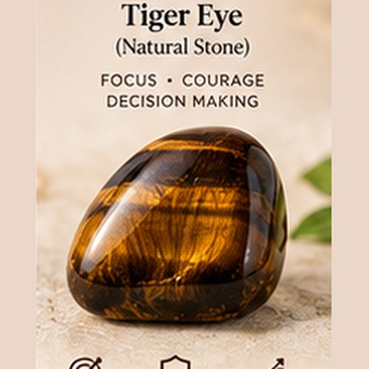 Tiger Eye Tumble Stone